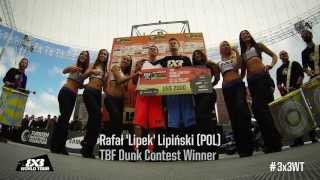 Lipek flies in TBF dunk contest - 2013 FIBA #3x3WT Istanbul Final