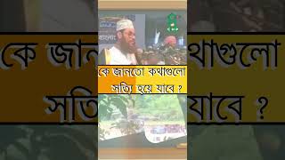 কে জানতো কথাগুলো এভাবে সত্যি হয়ে যাবে ? । সাঈদী  । Ke Janto Kothagulo Sotti Hoye Jabe । Sayedee162