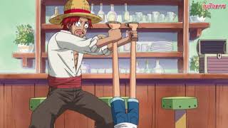 แชงคูสถึงกับเงิบ เมื่อลูฟี่กินผลโกมุ โกมุ. - One Piece (Credit - Subthai ลุงกิลดาซ)