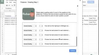 Grading a Google Forms Assessment with Flubaroo