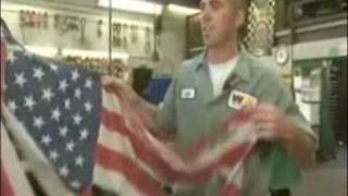 Jeff Olsen Trash Collector Saves Flag