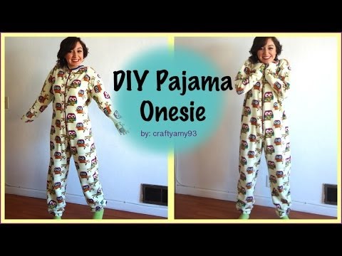 DIY Pajama Onesie! DIY Pajama Onesie!