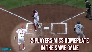 Both teams miss home plate in the same game, a breakdown