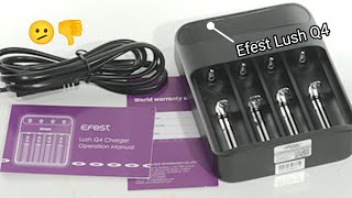 Li-ion charger Efest Lush Q4 that i think is too cheap for the price