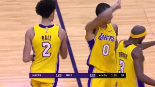 Lonzo Ball Finishes with 29 Points, 11 Rebounds and 9 Assists vs. Suns