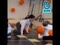 hyunjin bonked with a balloon