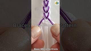 #171 Bracelet Knitting Tutorial, Macrame #shorts #macrametutorial #tricks  #howto #craftideas