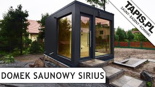 DOMEK SAUNOWY SIRIUS MONTAŻ ŁÓDŹ - KOMINKI - SAUNY - JACUZZI - MINIBASENY - TAPIS.PL