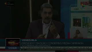 President Nicolas Maduro rejects media campaign against Venezuelan migrants