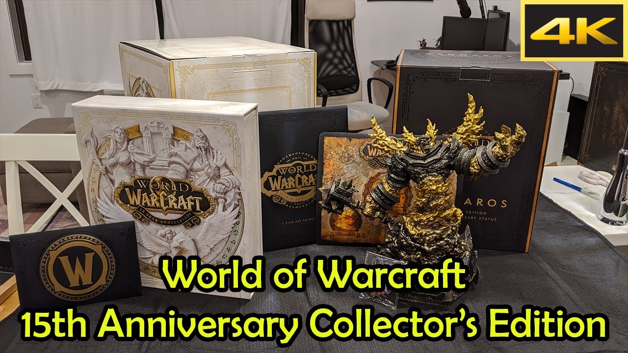 World Of Warcraft 15th Anniversary Collector's Edition Unboxing [4K ...