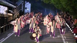 ☆編集☆2012土佐のおきゃく・春宵祭　ドコモ一座　三翠園坂道演舞