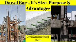 What is Dowel Bar in Construction? | Dowel Bars in Civil Engineering