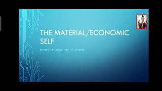 Report GE101 the material/economic self