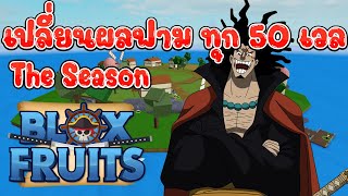 BloxFruits TheSeason (สุ่มผลฟามตั้งแต่เวล 1 เปลี่ยนทุก 50 เวล) Ep14