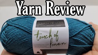 Yarn Review | Lionbrand Touch of Linen | Bag O Day Crochet