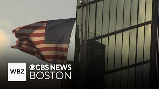 Residents and tourists brave intense winds in Boston