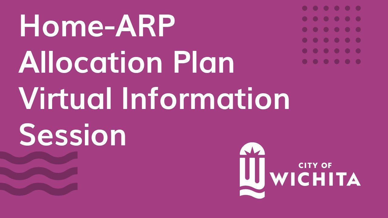 Home Arp Allocation Plan Virtual Information Session Youtube
