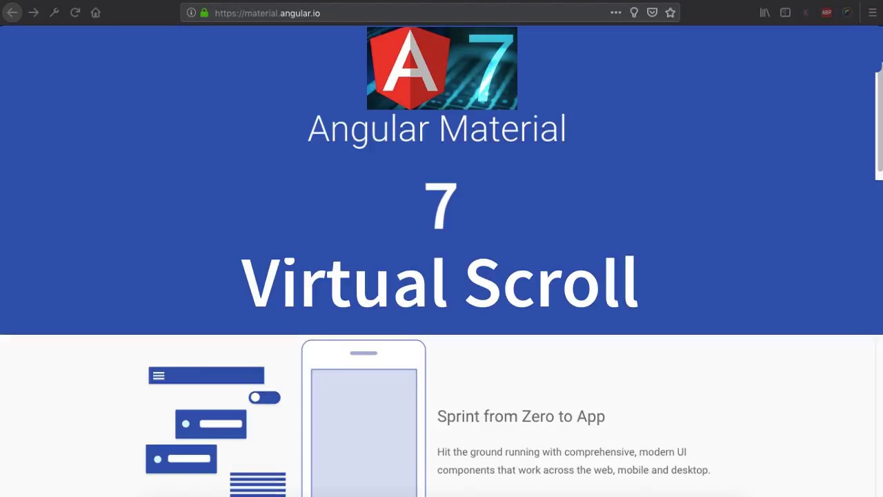 Virtual scroll. Angular Infinite Scroll Top. Angular Scroll event on Top.