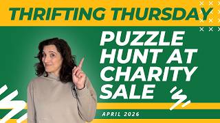 Thrifting Thursday - Charity Puzzle Hunt! What Did I Find?