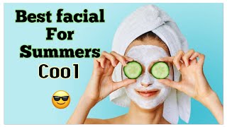 ਗਰਮੀਆਂ ਵਿੱਚ ਸੱਭ ਤੋਂ ਵਧੀਆ ਫੇਸ਼ੀਅਲ | Cucumber Facial | Best facial for summers| DIY| Amanbeautystudio|