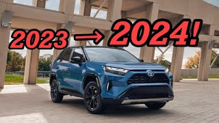 CONFIRMED 2024 Toyota RAV4 and RAV4 Hybrid changes!