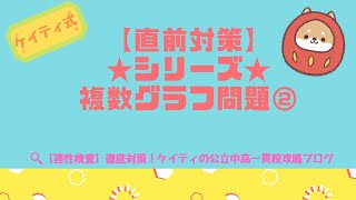 【公立中高一貫校】3つのグラフから読み取る問題②