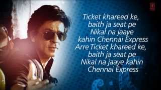 Chennai Express Full Title Song With Lyrics HD