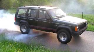 Bread's 1996 Jeep Cherokee Sport 4.0 high output burnout