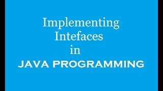 Interface in Java | Java Programming Tutorial | Java Interface Example
