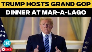 LIVE: Trump Makes Huge Announcement at Private Dinner with Republican Senators at Mar-a-Lago | USA