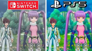 Tales of Graces f Remastered PS5 vs Nintendo Switch Graphics Comparison