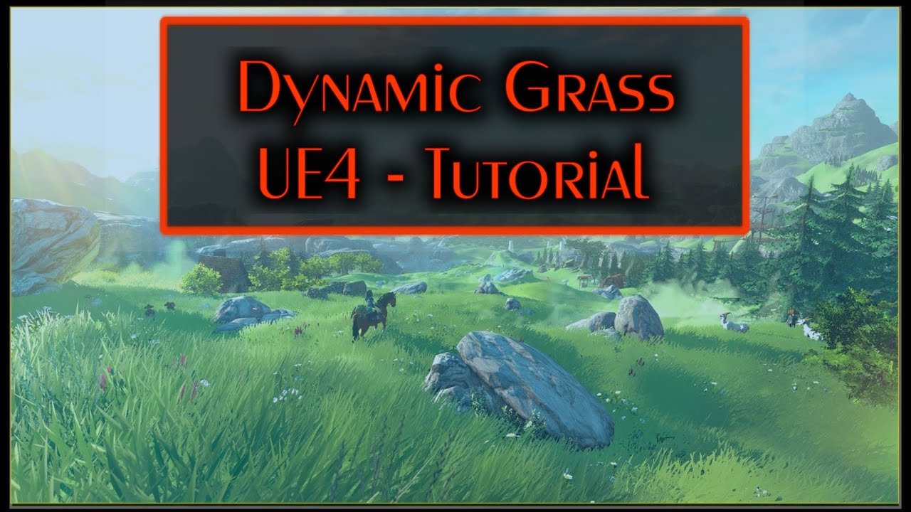 Interactive Grass Tutorial Unreal Engine 4 Youtube