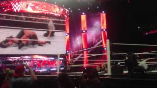 WWE Monday Night Raw Live- Corpus Christi Seth Rollins/Kane