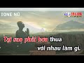 nhân sinh quán karaoke tone nữ bm karaoke lâm organ beat mới