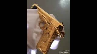 Luxurious Gold made gun 😱😱 | Amazing golden pistol very beautiful. 😍