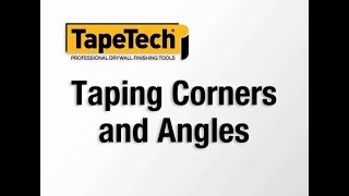 10 Taping Corners and Angles