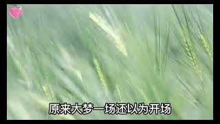 梅朵演唱的《总以为来日方长》，我们总以为来日方长,我们等待花开,却忘了世事无常;其实来日并不方长。我们要珍惜当下,珍惜眼前,珍惜好每一天。把想做的事都做好。