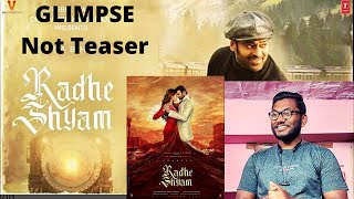 RADHE SHYAM - GLIMPSE | Teaser Reaction | Prabhas | Pooja Hegde | Radha K Kumar | Rajasthani Machaan