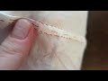 another way to hand sew a flat felled seam right handed