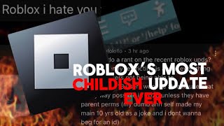 This is Roblox’s MOST childish update ever….