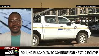 No end in sight to Eskom's rolling blackouts