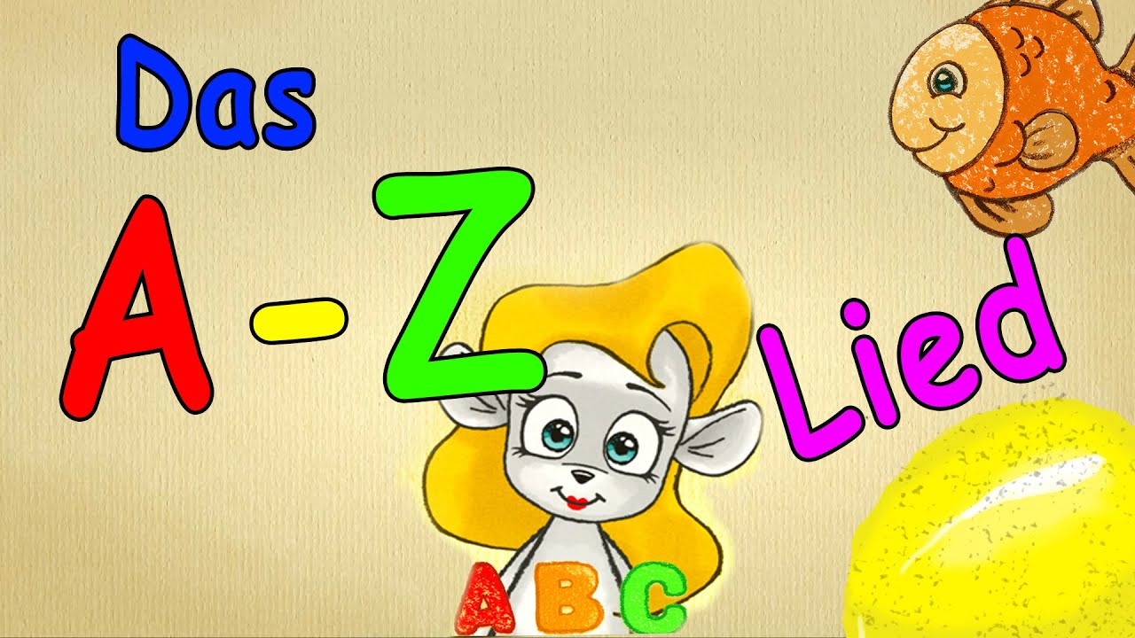 ABC Alphabet Song Deutsch Kinderlied - A-Z Mit Umlauten - Lern Mit Mir ...