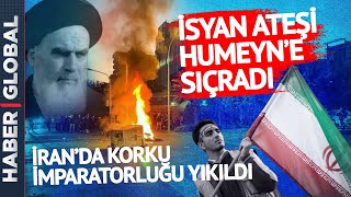 Molla Rejimini Sarsan Protesto! Humeyni'nin Evi Ateşe Verildi!