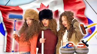 Kalogeras Sisters TRY OLYMPIC SPORTS: CURLING