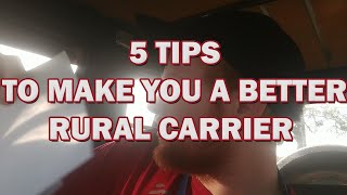 5 TIPS TO HELP YOU BECOME A BETTER MAIL CARRIER