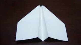 How to make easy paper airplane. (Full hd)