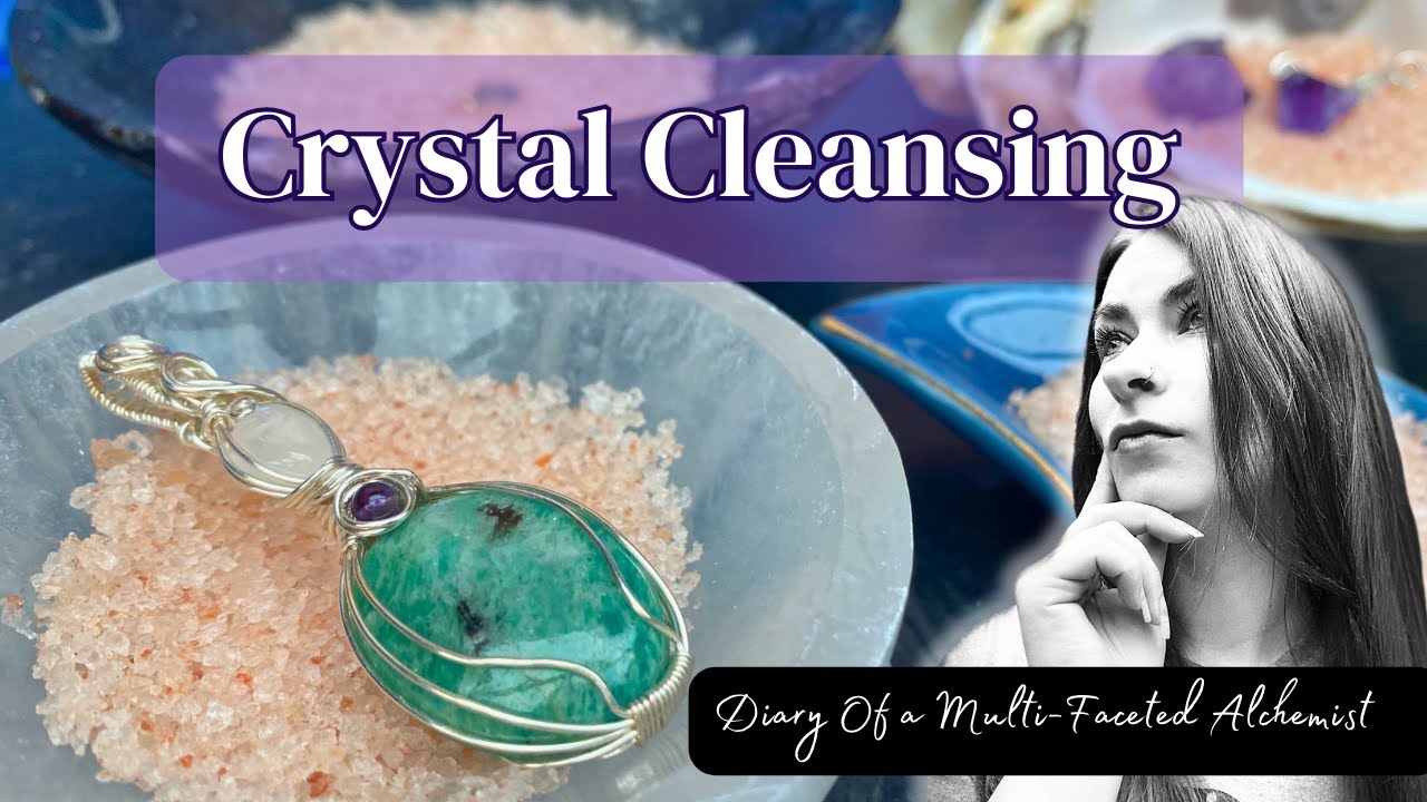 Three Methods Of Crystal Cleansing! Cleanse These Crystals With Me As A ...