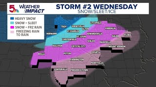 Weather Impact Alert issued for St. Louis as snow hits Tuesday and Wednesday