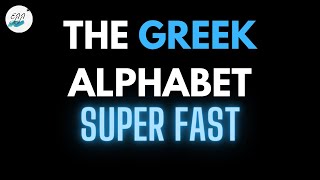 Learn the Greek Alphabet in Minutes | Super Fast Greek Lessons #1