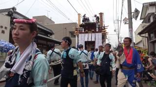 佐原の大祭2017夏　楽日　寺宿区　曳き廻し